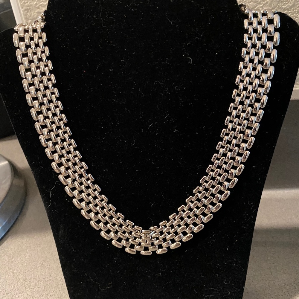 Vintage Napier 7 Brick Link necklace